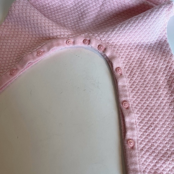 NWT Janie and Jack Sweet Knitted Pink Jumpsuit - Picture 10 of 11